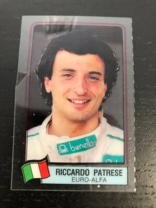 Pegatinas de plástico Riccardo Patrese 1984 Fórmula 1 Superestrellas muy buen estado - Imagen 1 de 2