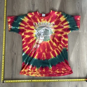 1992 Grateful Dead Lithuania Basketball Liquid Blue Bronze Medal Shirt Size XL - Picture 1 of 8