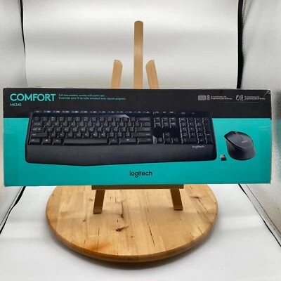 Logitech MK345 Wireless Combo Full-Sized Keyboard Right-Handed Mouse - OPEN BOX - Image 1 of 4