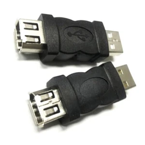 Firewire IEEE 1394 6 Pin Female To USB 2.0 Type A Male Adaptor Adapter Cameras - Zdjęcie 1 z 6