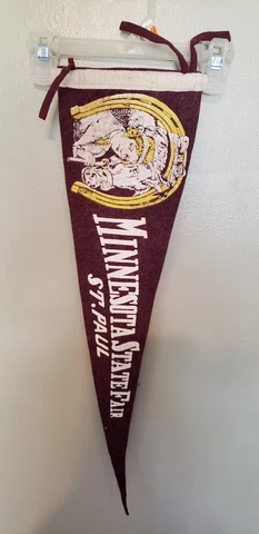 MINNESOTA STATE FAIR ST PAUL RETRO VINTAGE FELT PENNANT 6/23/23 Cover