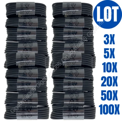 100X Bulk Lot Type C Charger Cable USB C Fast Charging Cord For Samsung Android - Image 1 of 4