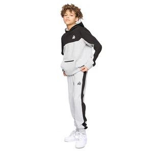 Kings Will Dream Techy Kids Boys Casual Comfort Fashion Taped Tracksuit Grey - Picture 1 of 5