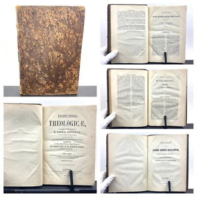 1861 Institutiones Theologicae, Ad Mentem Angelici Praeceptoris, Tomus Primus - Image 1 of 4