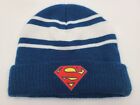 Superman DC Comics Beanie chapeau tricoté hiver casquette bas super-héros hommes femmes bleu