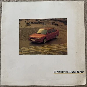 Renault 21 2 Litre Turbo 1988-89 UK Market Sales Brochure - Picture 1 of 6