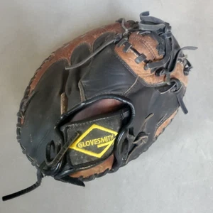 Vintage Glovesmith FC2058 Field Commander Leather Catchers Mitt Glove RHT - Picture 1 of 9