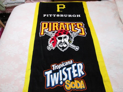 Pittsburgh Pirates Beach Towel - Black/Gold (SGA) - New Cover