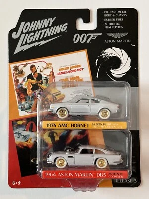 James Bond Rare White Lightning 007 1974 HORNET 1964 DB5 James Bond 007 2 PACK  - Image 1 of 4