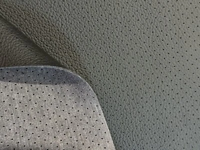 AUTO Kunstleder gelocht Meterware DAKOTA SCHWARZ Perforiert Nicht Flammbar P67 - Bild 1 von 4