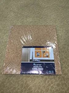 Quartet 12 in. W x 12 in. L Brown Cork Cork Wall Tile 4 each (Pack of 4) - Picture 1 of 3