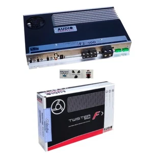 1 Audio System F2-400 Amplifier 2 Channel Hood Car + 3 Stickers Gift - Picture 1 of 7