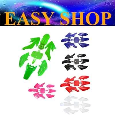 8PCS Plastics Fairing Fender Kit CRF50 110cc 125cc140cc PIT PRO Trail Dirt Bike - image 1 of 2