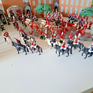 Britains/Corgi HRH Queen Elizabeth/Duke Edinburgh Household cavalry unique tin - Picture 1 of 22