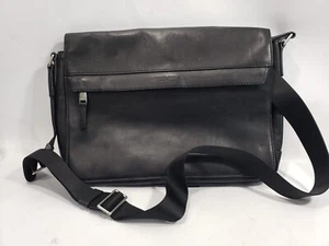 Michael Kors Messenger Leather Bag Cross Body Black - Picture 1 of 10