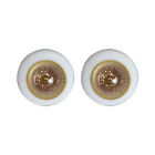 1Pair Multi-Color 12mm Glitter Glass Eyeball For BJD Dollfile Ball Joint Dolls