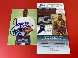 James Lofton 1991 NFL Pro Line Card Signed Auto JSA COA - Picture 1 of 2