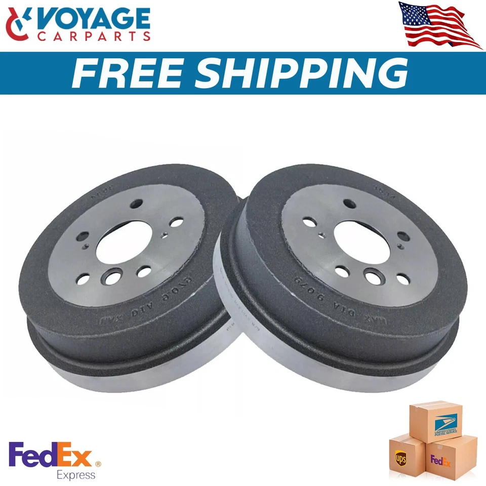 Пара задних тормозных барабанов для Toyota Camry Solara 1992-2006 годов выпуска - Изображение 1 из 4