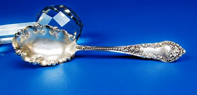 Cuchara de azúcar/baya acanalada de plata esterlina Apollo de Knowles y Mount Vernon 6" Foto 1 de 4