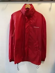 Balenciaga Red Windbreaker/Raincoat Jacket Size L - Picture 1 of 3