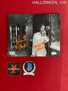 Nick Castle and Nancy Loomis dual signed 8x10 photo Halloween Beckett JSA - Picture 1 of 1