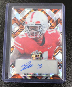 2023 Leaf Metal Jaxon Smith-Njigba Rookie Auto Tiger Stripe /5 #PA-JSN