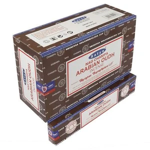 Satya Arabian Oudh Incense Sticks Agarbatti Pack of 12X15 Grams Each Packs - Picture 1 of 3