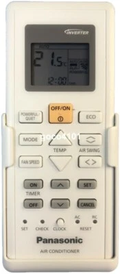 16350 Genuine Original PANASONIC AC Air Conditioner Remote Control ACXA75C16350 - Image 1 of 2