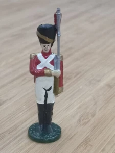 Figurine soldat de plomb peint main uniforme rouge - Picture 1 of 5