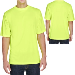 Mens Moisture Wicking T-Shirt Dri Fit Performance Tee UV 40+ Sun Protect XS-6XL - Picture 1 of 19