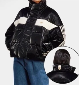 Adidas Ski Chic Puffer Jacke Damen Sport Winter Warm Top Schwarz Gr. XL - Bild 1 von 4
