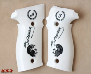 Impugnatura acrilica bianca KSD Brand Sig Sauer P226/SL/Sport I/ II/II SL/II SL PPC - Foto 1 di 2