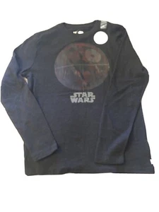 Gap Kids XL Star Wars Darth Vader Interactive Black Long Sleeve - Picture 1 of 6