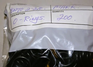 R1210 O'rings new BN70 200 count New - Picture 1 of 3