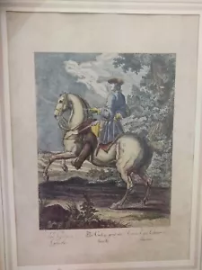 Joh.El.Ridinger Der Galop gerad aus lincks Original 1740 O-2388 - Foto 1 di 10