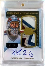 2011-12 The Cup Emblems of Endorsement #EEPR Patrick Roy /15 - 9 colors