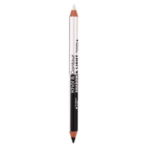 Bourjois - Noir & Neige #11 Khol & Contour Eyeliner Pencil Black/White Dual Ends - Picture 1 of 3