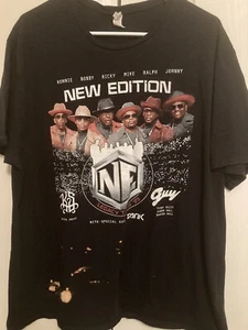 New Edition Legacy Tour 23 T-shirt size 2XL -some bleach spots - Picture 1 of 4