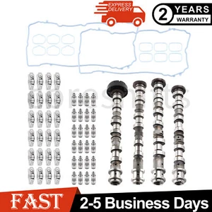 4x Camshaft + Rockers Arms Lifters Kit for 11-16 Chrysler Dodge Ram Jeep 3.6L V6 - Foto 1 di 6