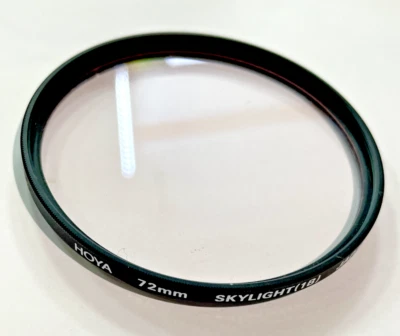 Hoya 72mm Skylight 1B Filter, made in Japan, good condition - Image 1 of 4