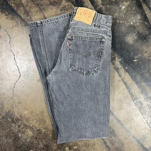 Vintage Levis 701 Jeans 25x30 Black 80s Denim Made in USA Student Fit Levi’s - Picture 1 of 16