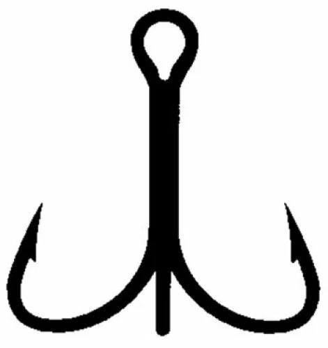 Mustad UltraPoint Treble Hook (Pack of 5), Black Nickel, 1 - Image 1 of 1