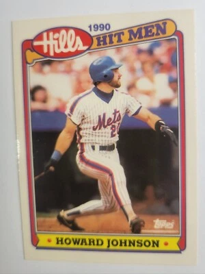 1990 Howard Johnson #33 Topps Hills Hit Men 3rd Base Baseball Card MLB Vintage - Image 1 of 2