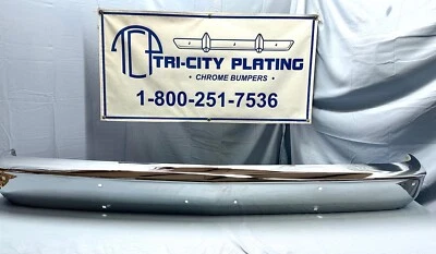 1987 1988 1989 1990 87 88 89 90 DODGE DAKOTA FRONT BUMPER OE *FRESH CHROME* - Image 1 of 4