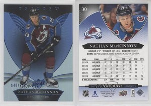 2018-19 Upper Deck Trilogy Blue Foil /799 Nathan MacKinnon #30