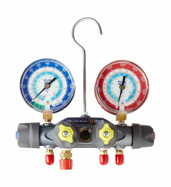 YELLOW JACKET Mechanical Manifold Gauge Set (49983)