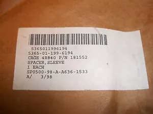 Spacer sleeve for electric winch 1DM GYP MAXCAP14560LBS 40FPM RH - Picture 1 of 1