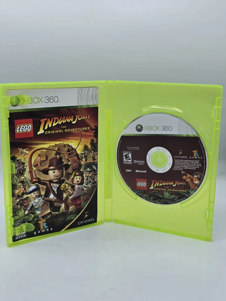 LEGO Indiana Jones  (Microsoft Xbox 360, 2008) Game+manual Only - Image 1 of 1