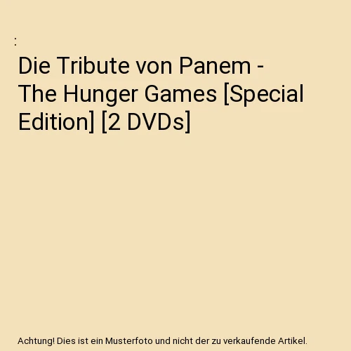Die Tribute von Panem - The Hunger Games [Special Edition] [2 DVDs] - Image 1 of 1