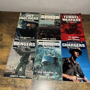 The Illustrated History of the Vietnam War Lot of 6 paperback books by Bantam - Picture 1 of 2